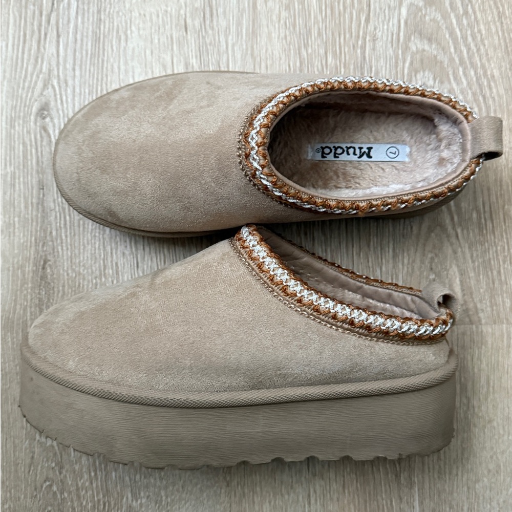 Kids Tan Slip-On Shoes